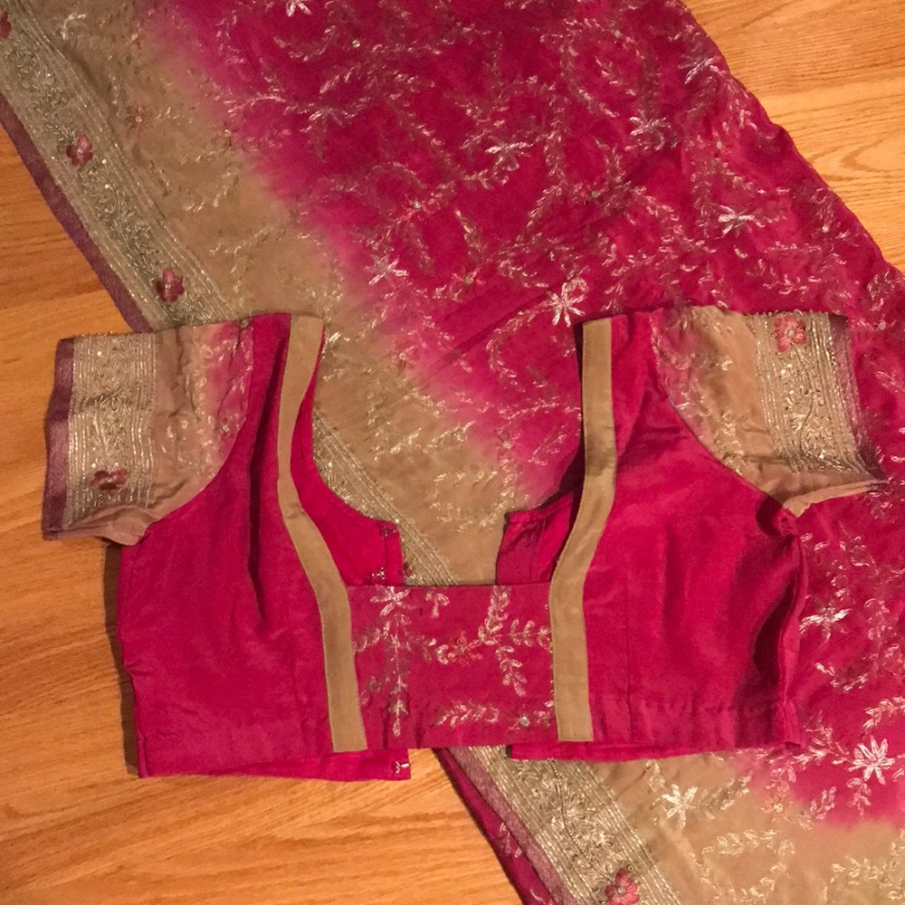 Ornate Sari with Blouse!